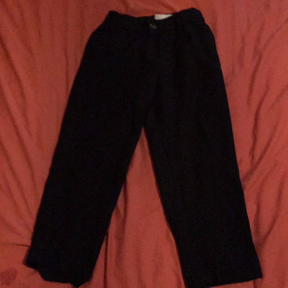 Black formal boys pants